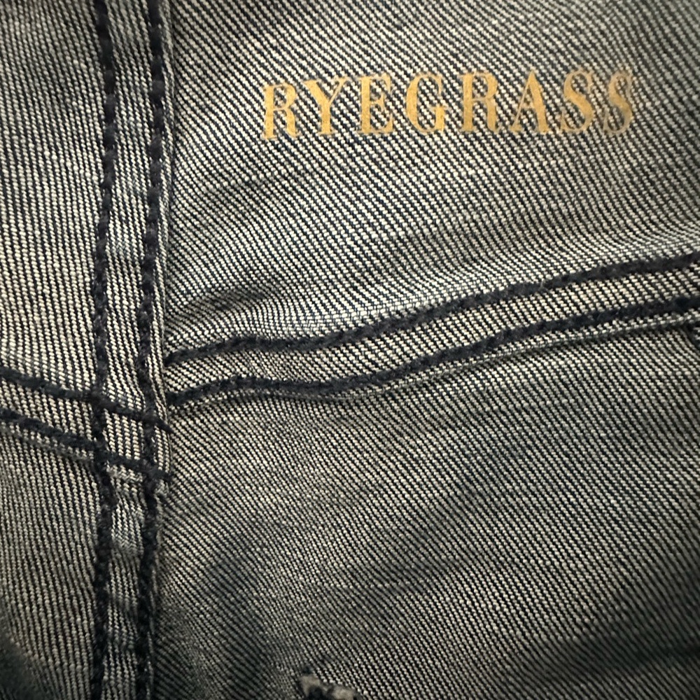 JCPenney Dark Blue Buttoned Flare Jeans - Picture 4 of 9
